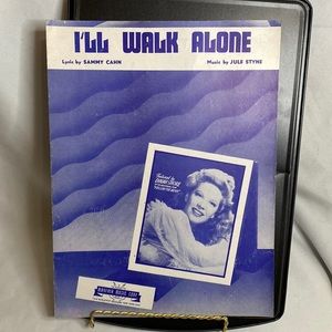 I’ll Walk Alone Piano Music Single Piece Music by Jule Styne Must Bundle